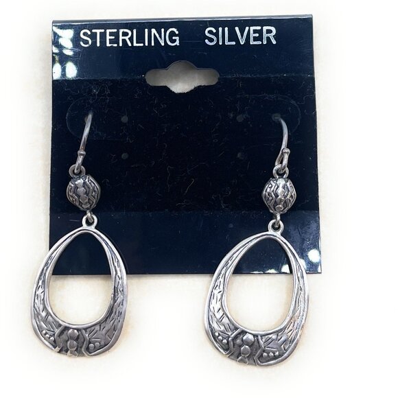 W3170 Silpada Sterling Silver FULL CIRCLE Earrings - Picture 1 of 2